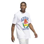 Adidas Crest Basketball Beyaz Erkek T-shirt