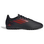 adidas DEPORTIVO III TF Siyah Erkek Halı Saha Ayakkabısı - Siyah - Kırmızı
