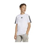 adidas Düz Beyaz Erkek Çocuk T-Shirt JD6488 J 3S TEE 160