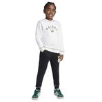 adidas Düz Beyaz - Siyah Erkek Çocuk Eşofman Takımı Jx5261 Crew Set, 110 CM, 5003291634, Beyaz - Siyah, erkek-çocuk