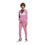 adidas Düz Pembe Kız Çocuk Eşofman Takımı JI6037 J 3S TIB FT TS