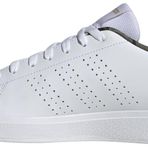 Adidas Erkek Advantage Base 2.0 Ayakkabı, Bulut Beyaz Bulut Beyaz Zeytin Tabakaları, 11.5