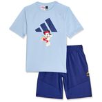 adidas Erkek Çocuk LG DY MM T SET Eşofman Takımı WONBLU/DKBLUE/CREYEL 910A