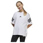 Adidas Erkek Çocuk T-Shirt 5003243503, Beyaz-Siyah, 128