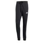 adidas Erkek Essential Three Stripes Fransız Terry Pantolon, Siyah / Beyaz, 3XL
