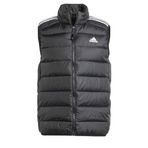 adidas Erkek Essentials 3 şeritli Light Down yelek, siyah, 3XL