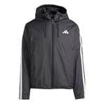 adidas Erkek Essentials CLIMAWARM 3 Çizgili Yalıtımlı Kapüşonlu Ceketler