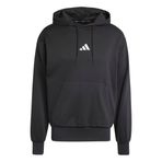 adidas Erkek Essentials Feel Cozy Polar Kapüşonlu Svetşört, Siyah/Beyaz, L