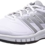 adidas Erkek Galaxy Trainer salon ayakkabısı, Beyaz Beyaz Gece Metalik F13 Mavi, 44 2/3 EU