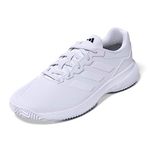 adidas Erkek Gamecourt 2 M Tenis Ayakkabısı, Ftwwht/Ftwwht/Msilve, 40
