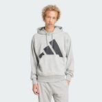 Adidas Erkek Kapüşonlu Sweatshırt M Bl Ft Hd JE8889 - Gri - XS