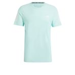 adidas Erkek Own The Run T-Shirt kısa kollu tişört, Yarı Flaş Aqua, L Uzun