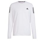 adidas Erkek Own The Run Uzun Kollu Tişört, Beyaz, XL