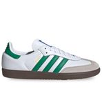 adidas Erkek Samba Ayakkabıları, Bulut Beyaz/Yeşil/Tedarikçi Rengi, 11.5