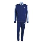 adidas Erkek Spor Giyim Temel Triko Colorblock Eşofman Takımı, Mavi, S