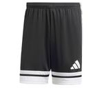 adidas erkek Squadra 25 Şort Şort, Siyah/beyaz, XXL