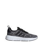 adidas Erkek Swift Run 23 Sneaker, Siyah/Siyah/Beyaz, 45 EU