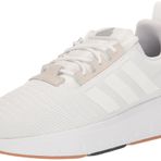 adidas Erkek Swift Run Sneaker, Beyaz/Beyaz/Siyah, 38.5 EU
