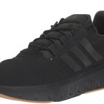 adidas Erkek Swift Run Sneaker, Siyah/Siyah/Sakız, 36.5 EU