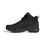 adidas Erkek Terrex Swift R2 Mid Gtx Outdoor Ayakkabı, Cblack/Cblack/Carbon, 44 2/3