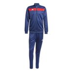 adidas Erkek Tiro Essentials eşofman takımı, koyu mavi / kırmızı, S