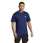 adidas Erkek Tr-Es Base T Tişört, Dkblue/White, L