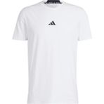 Adidas Erkek Whıte T-Shirt D4T Tee IS3808 - 4XL - Beyaz