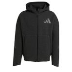 adidas Erkek Z.N.E. Yüksek kaliteli kapüşonlu ceket, Siyah Melanj, M