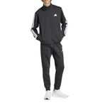 adidas Erkekler Spor Giyim Temel 3-Stripes Polar Eşofman, Siyah, M