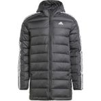 Adidas Essentials 3 Stripes Light Down Siyah Erkek Mont