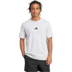 adidas Essentials Erkek Tişört Small Logo Pamuklu Yumuşak Kumaş Spor Ve Günlük Kullanım - Gri