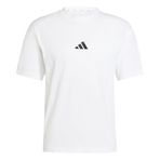 adidas Essentials Small Logo Single Erkek Tişört Beyaz 2XL