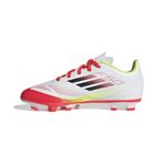 adidas F50 Club Fg/Mg J Çocuk Çim Zemin Kramponu IE1309 Beyaz 33