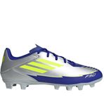 adidas F50 CLUB FG/MG MESSI Unisex Yetişkin Futbol Ayakkabısı (Sert Zemin) SILVMT/SYELLO/LUCBLU 38 EU