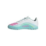 adidas F50 Messi Club Çocuk Halı Saha Ayakkabısı, 34, JQ0949, Mavi, Unisex Çocuk