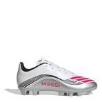 adidas F50 MESSI CLUB FG/MG J Unisex Futbol Ayakkabısı (Sert Zemin), Beyaz, 30