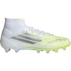 Adidas F50 Sparkfusion Elite Yarım Bilekli Çim Saha JR6474 Beyaz Kadın Krampon Spor Ayakkabı