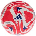 adidas fcwc clb beyaz, berrak kırmızı, güç mavisi futbol/futbol topu (makine dikişli) erkekler ve kadınlar için beden 5