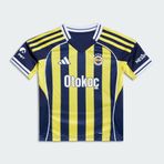 Adidas FEN H MINI BYELLO/DKBLUE Unisex Çocuk Forma, BYELLO/DKBLUE, 4-5 yaş