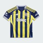 adidas Fenerbahçe 2025/2026 Ev Forması Erkek Çocuk Antrenman Forması, BYELLO/DKBLUE, 176