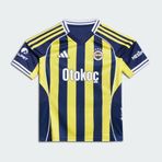 adidas Fenerbahçe 2025/2026 Ev Forması Erkek Çocuk Antrenman Forması, BYELLO/DKBLUE, 7-8 Yaş