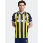 adidas Fenerbahçe 2025/26 Yeni Sezon Çubuklu Forma - Sarı - Lacivert - XS