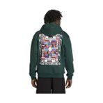 Adidas Flag Gfx Hd Erkek Günlük Sweatshirts KD1436 Yeşil - XL