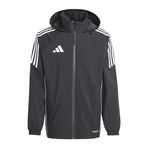 adidas Futbol - Takım Sporu Tekstil - Ceket Tiro 24 Yağmurluk Siyah Beyaz XL