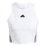 adidas Future Icons 3-Stripes Kadın Atlet Beyaz L