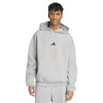 adidas Future Icons Small Logo Sweatshirt, L, JW7132, Gri, erkek