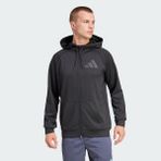 Adidas Game And Go Training Full-Zip Erkek Sweatshirt - 2XL - 010 - Siyah