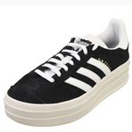 Adidas Gazelle Bold W Core Black Core White Semi Lucid Blue Kadın Spor Ayakkabı