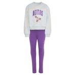 adidas Girl's Disney Minnie Mouse Jogger, açık gri heather/yarı buz mandalina, 5-6 yaş