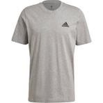 Adidas GK9641 Essentials Embroidered Small Logo Gri Erkek T-Shirt